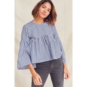 Urban Outfitters Gingham Blouse